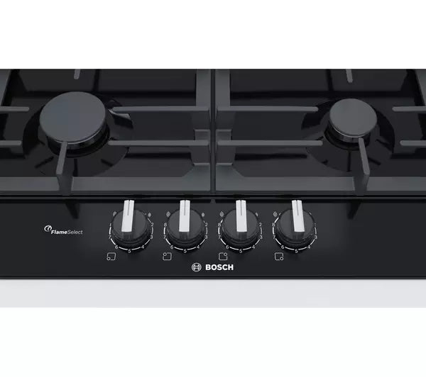 BOSCH Series 6 PCP6A6B90 60 cm Gas Hob - Black