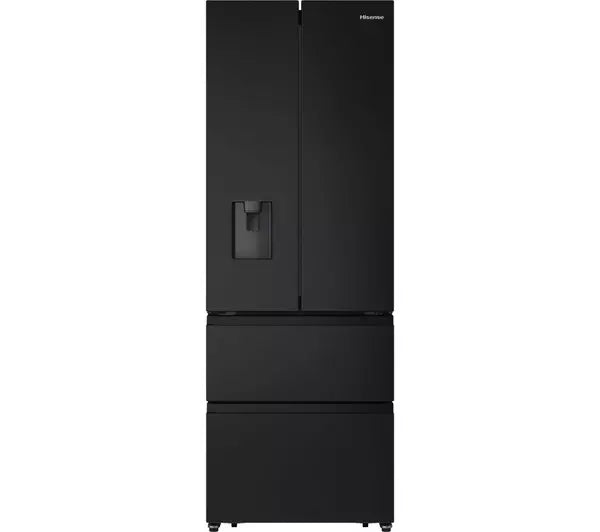 Grade A HISENSE PureFlat RF632N4WFF Fridge Freezer - Black Stainless Steel -BB6405