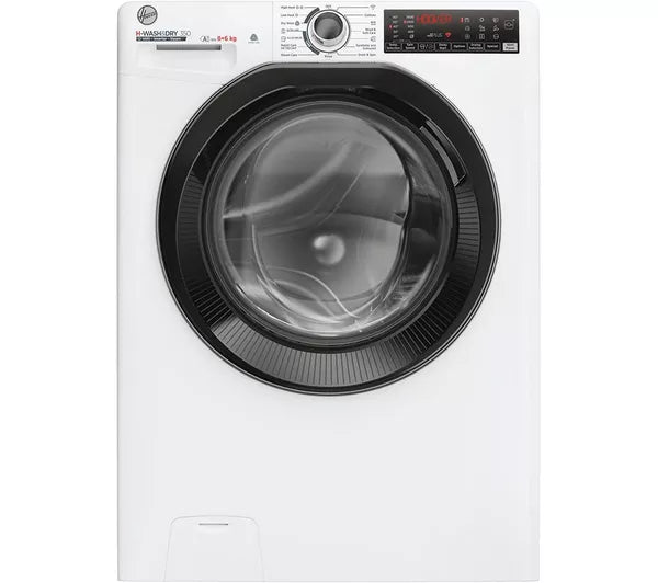 Grade A HOOVER H Wash 350 H3DPS4866TAMB-80 WiFi-enabled 8 kg Washer Dryer - White BB7700