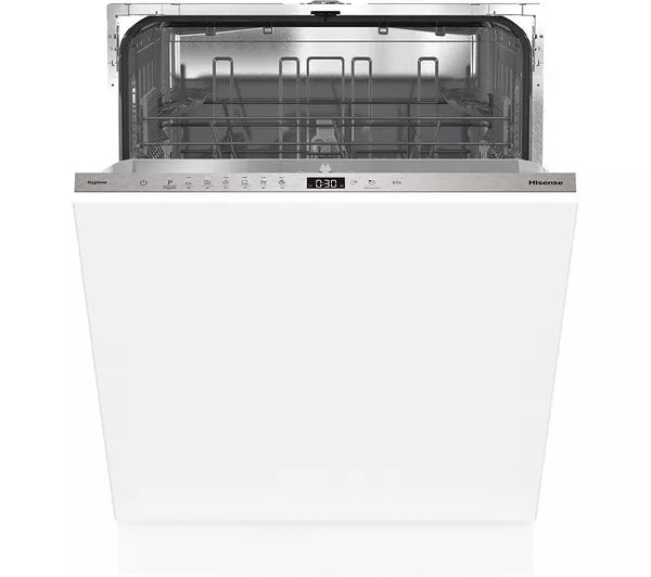 Grade A HISENSE HV642E90UK Full-size Fully Integrated Dishwasher - White BB7807