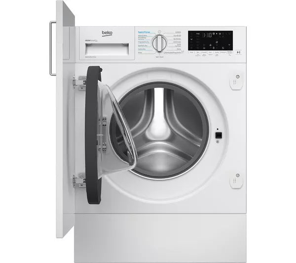 Grade A BEKO WDIK954451F Integrated WiFi-enabled 9 kg Washer Dryer - White BB7831