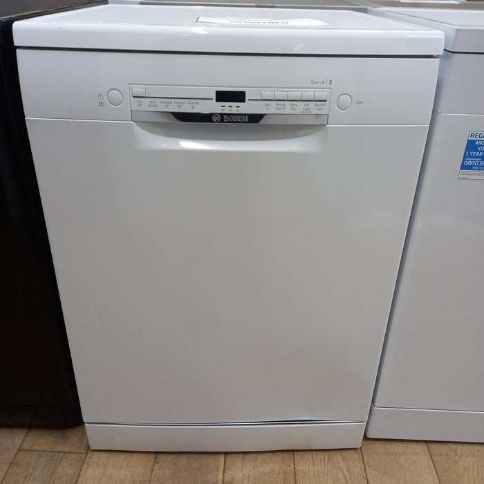 Grade A BOSCH Series 2 SMS2ITW08G Full-size WiFi-enabled Dishwasher - White BB6222