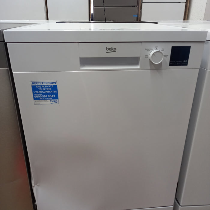 Grade A BEKO DVN04X20W Full-size Dishwasher - White BB6202