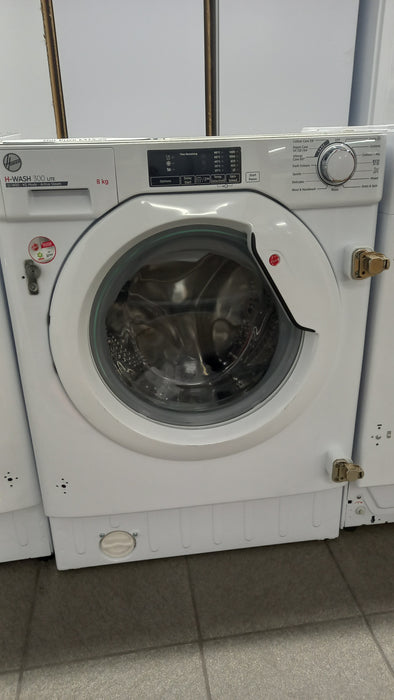 Grade A HOOVER H-WASH 300 LITE HBWS 48D1W4-80 Integrated 8 kg 1400 Spin Washing Machine BB7135