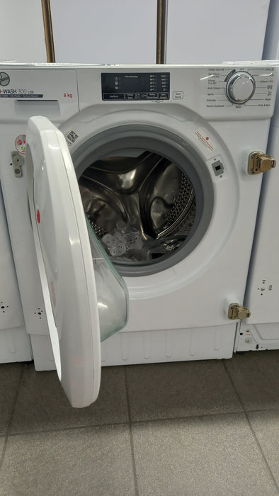 Grade A HOOVER H-WASH 300 LITE HBWS 48D1W4-80 Integrated 8 kg 1400 Spin Washing Machine BB7135