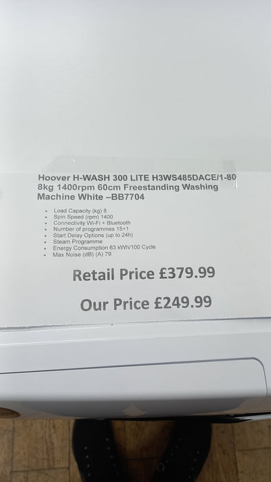 Grade A Hoover H3WS485DACE Washing Machine BB7704