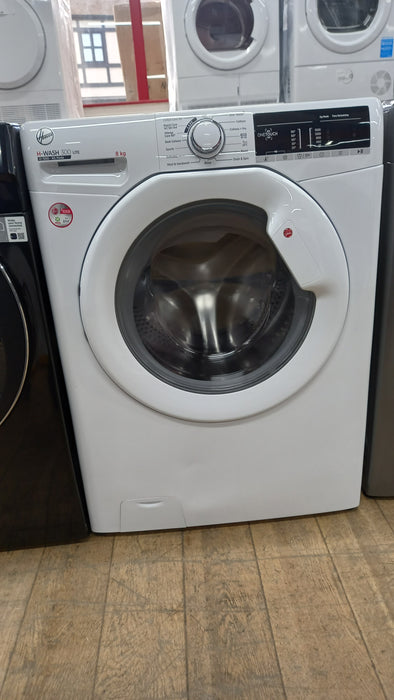 Grade A Hoover H3W58TE 8kg 1500 Spin Washing Machine with NFC Connection - White BB7711