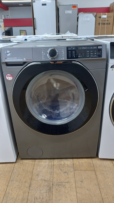 Grade A Hoover H-WASH 500 HDD4106AMBC Wifi Connected 10Kg / 6Kg Washer Dryer with 1400 rpm - Black -BB7701