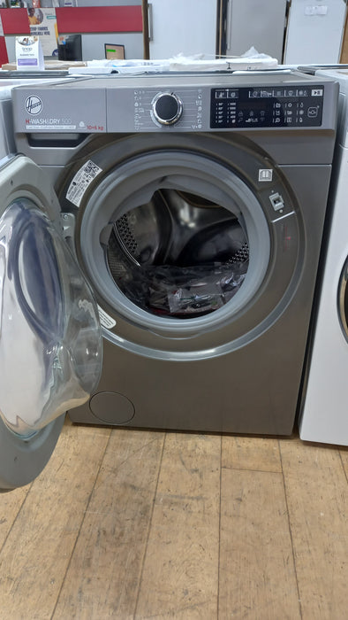 Grade A Hoover H-WASH 500 HDD4106AMBC Wifi Connected 10Kg / 6Kg Washer Dryer with 1400 rpm - Black -BB7701