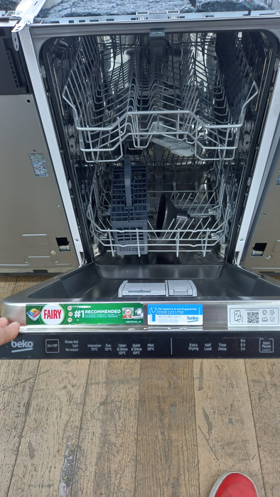 Grade A BEKO Pro DIS16R10 Slimline Fully Integrated Dishwasher BB7817