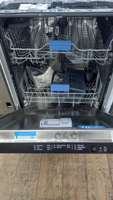 Grade A BEKO DIN25430 Full-size Fully Integrated Dishwasher BB7813