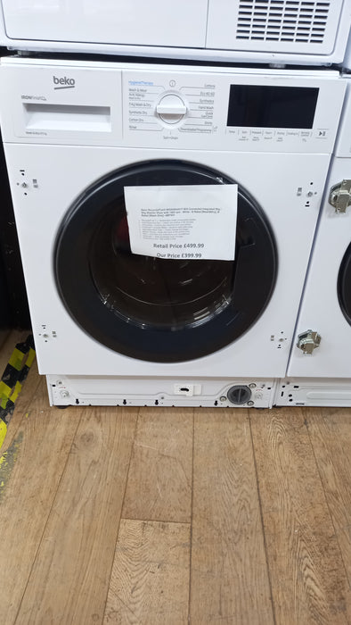 Grade A BEKO WDIK954451F Integrated WiFi-enabled 9 kg Washer Dryer - White BB7831