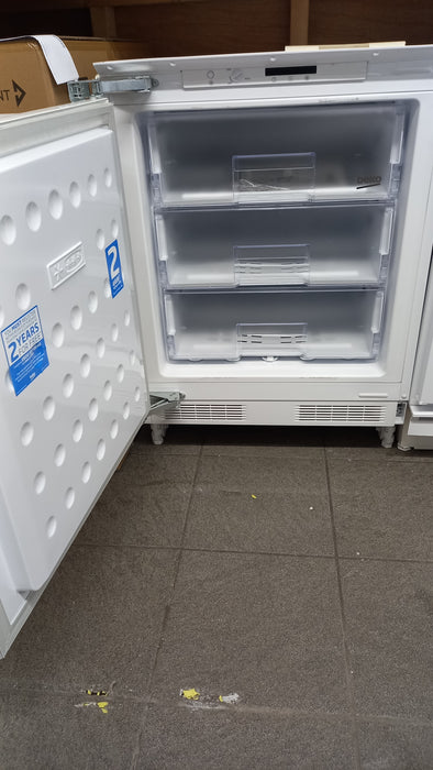 Grade A BEKO BSF4682 Integrated Undercounter Freezer - Fixed Hinge BB7816