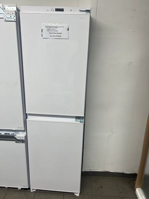 Grade A MONTPELLIER MIFF505LF Integrated 50/50 Fridge Freezer - Sliding Hinge BB9693