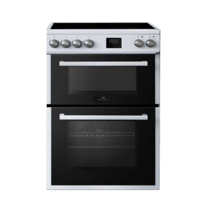 New World NWDO60CW 60cm Double Oven Ceramic Cooker - White