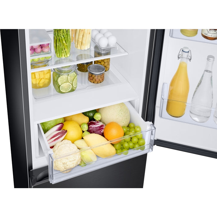 Samsung RB34C600EBN Series 5 SpaceMax Total No Frost WiFi Classic Fridge Freezer - Black, 70/30, E Rated