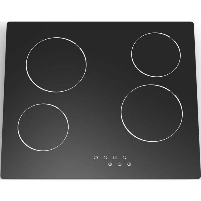 Culina/cata UBTCC60LC.1 - 4 Zone Electric Hob Satin Glass finish