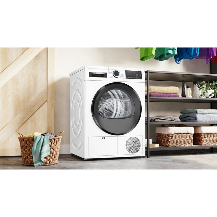 Bosch Serie 6 WPG23108GB 8Kg Condenser Tumble Dryer - White - B Rated