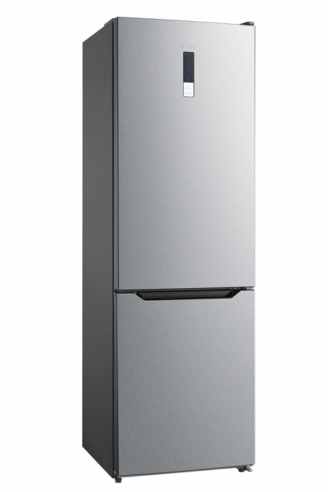 Midea MDRB424FGD02O Freestanding Fridge Freezer, Frost Free, Electronic Control, 310L, 60/40 Split, 224L Fridge+86L Freezer, Energy Saving, 59.5cm Wide, Inox