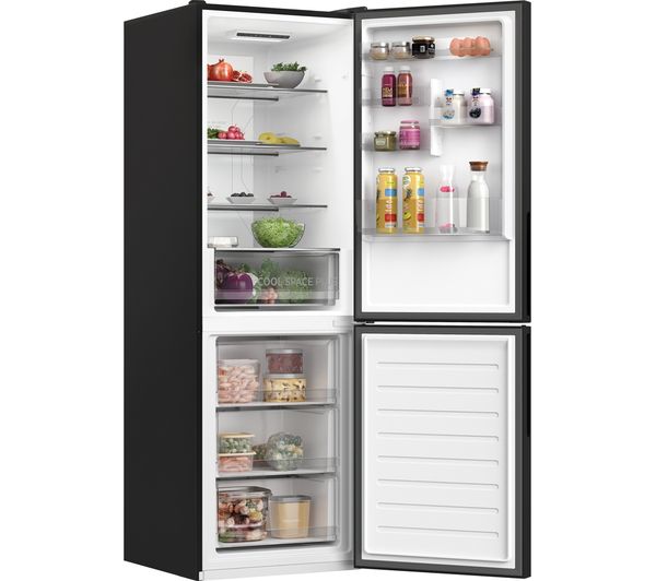 HOOVER HOCE4T618EBK Smart 60/40 Fridge Freezer - Black