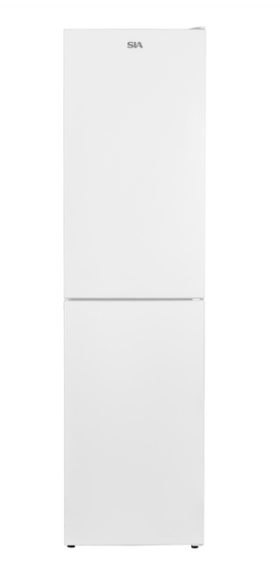 SIA c 204cm Tall, 54cm Wide Low Frost Fridge Freezer In White