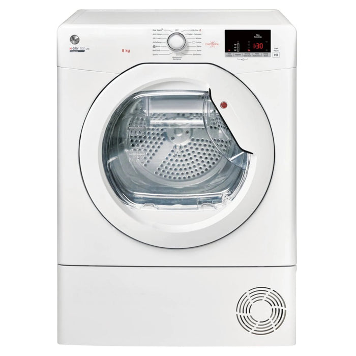 Hoover HLE C8DE - White 8KG Condenser Tumble Dryer - B energy