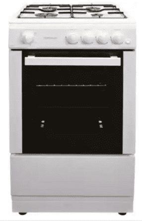 STUDIO2 50cm Single Cavity Gas Cooker White