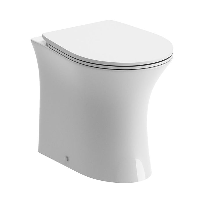 IKSTAR Rimless Back To Wall WC & Soft Close Seat