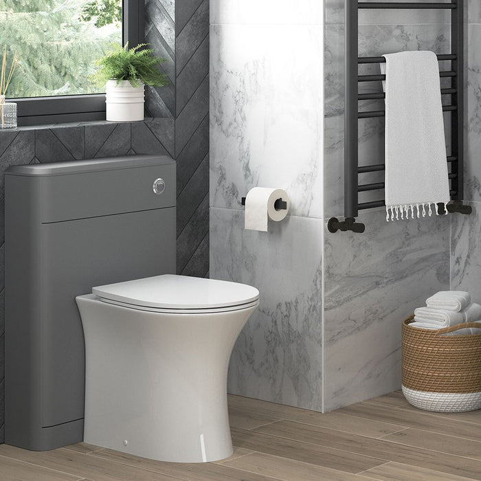 IKSTAR Rimless Back To Wall WC & Soft Close Seat